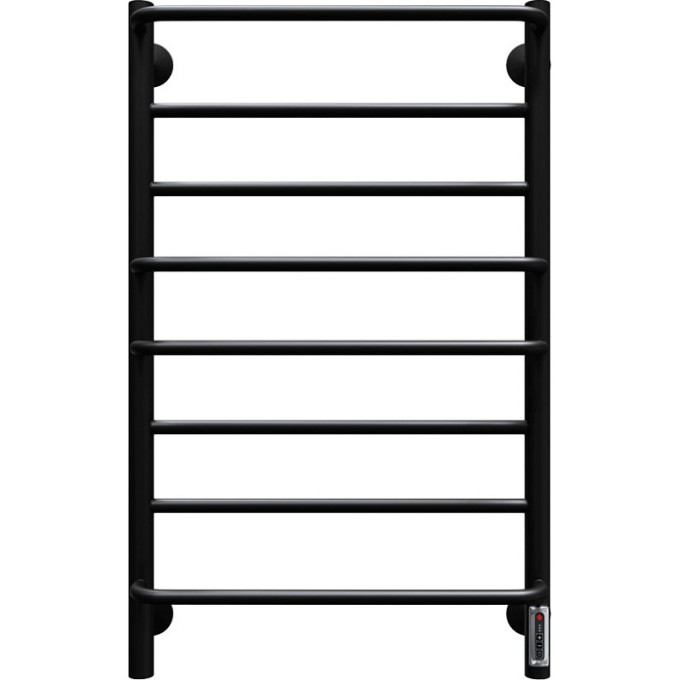 Полотенцесушитель электрический TERMINUS ЕВРОМИКС П8 500x850, черный (RAL 9005 матовый) 4660059930336